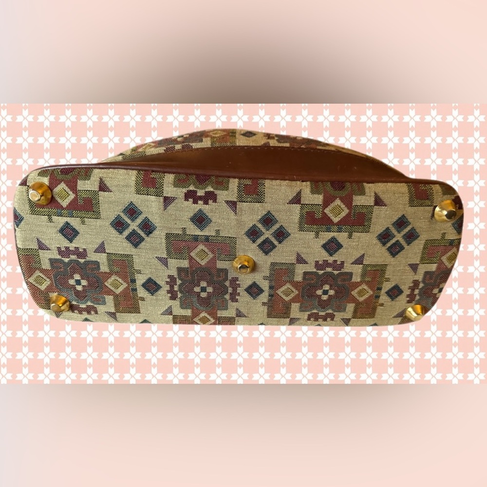 Talbots Vintage Tapestry Carpet Bag NWOT - Picture 8 of 10